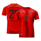 Bayern Munich MÜLLER #25 Home Soccer Jersey Authentic 2024/25